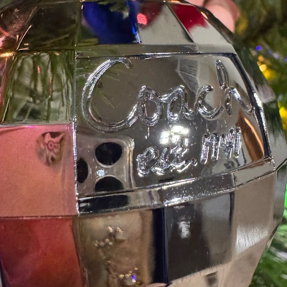 Coach Poppy disco ball ornaments 🪩. RARE 9 in - Picture 7 of 9